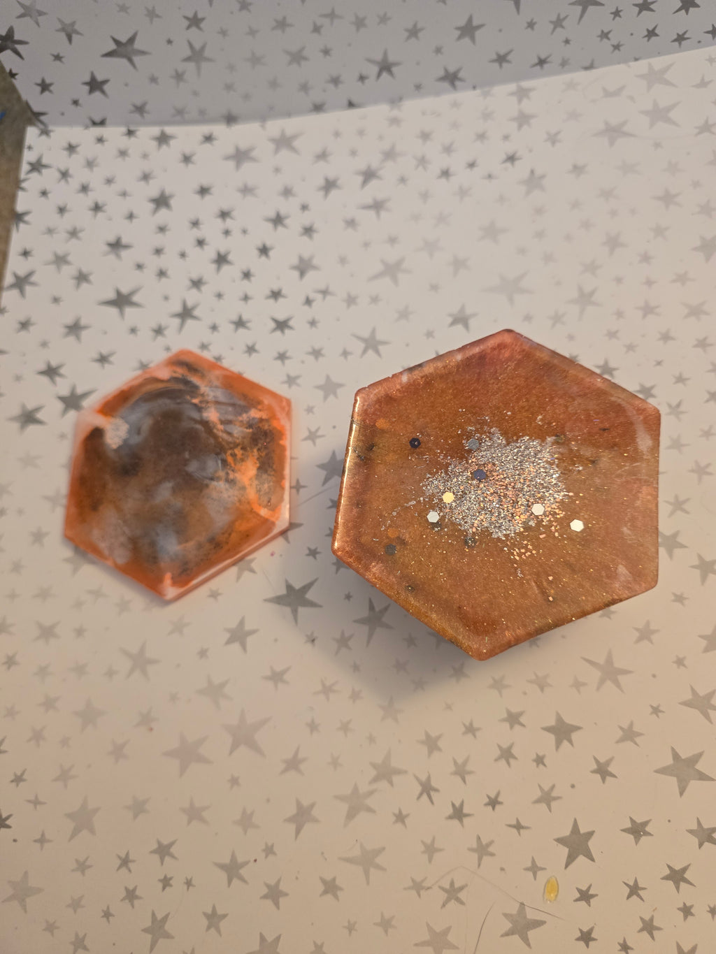 Orange jewelry holder