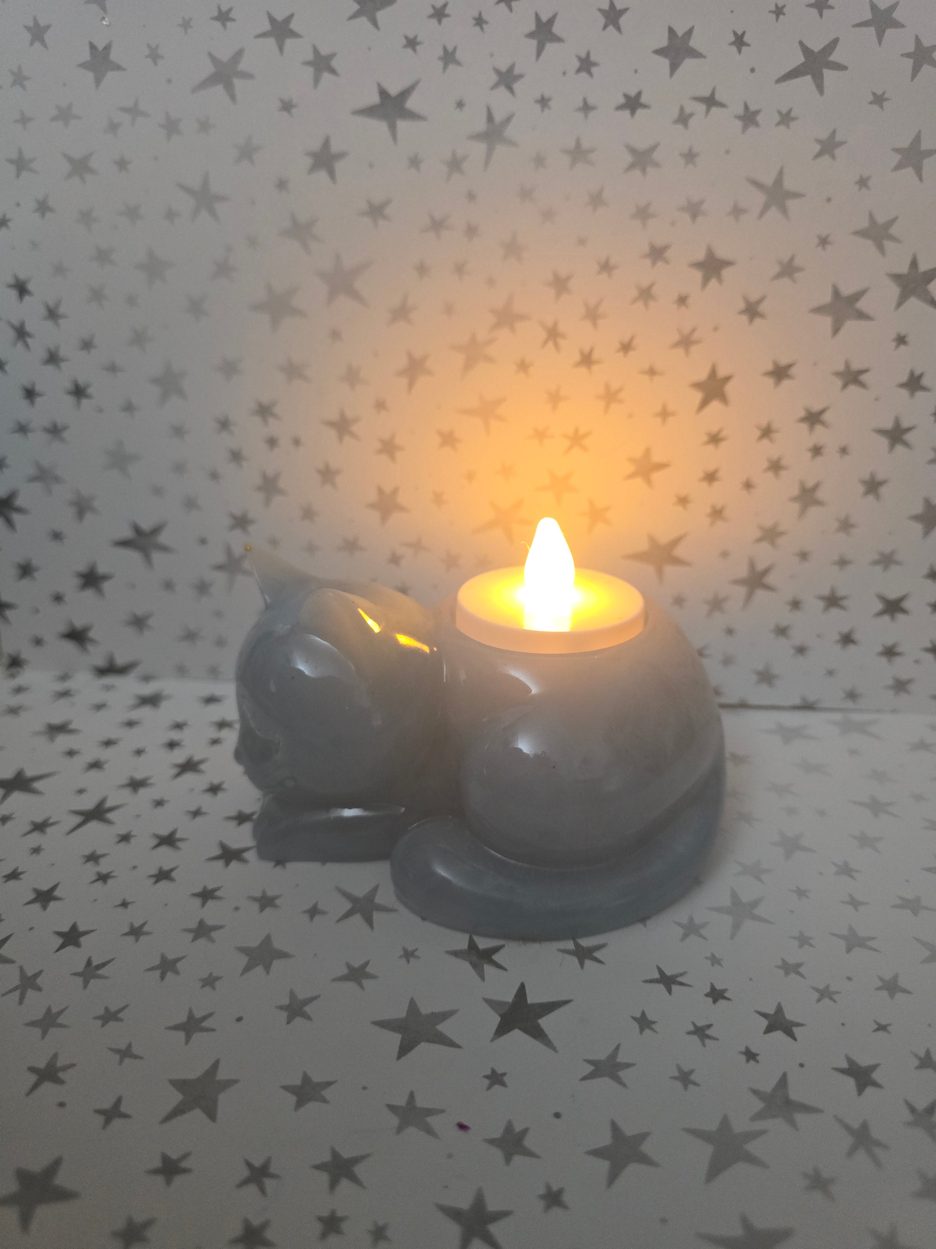 Cat Tea Light Holder