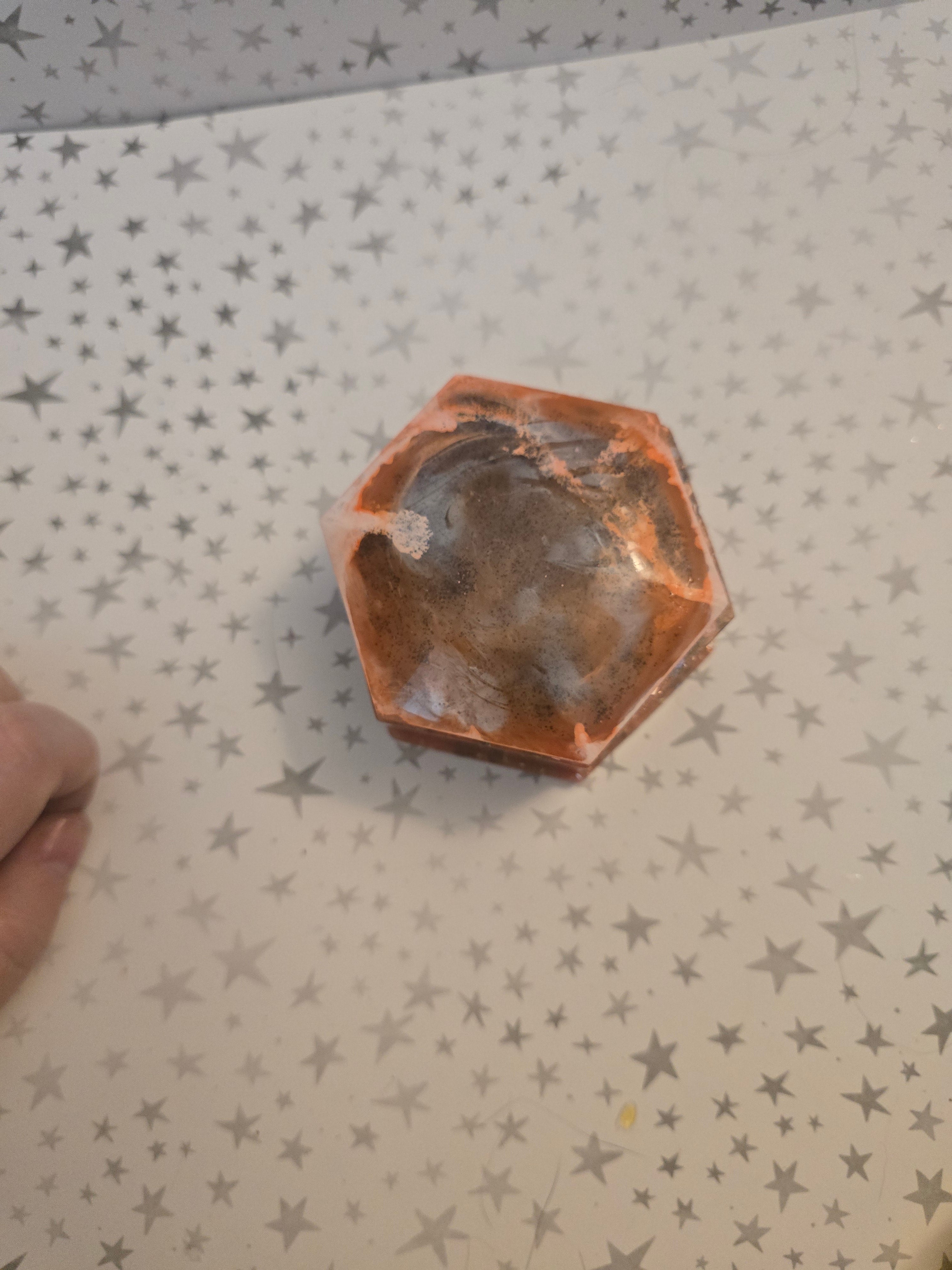 Orange jewelry holder